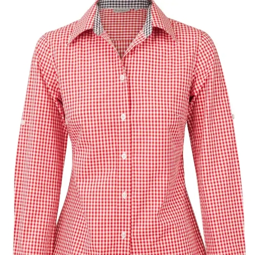 Picture of Winning Spirit, Ladies Gingham Check L/S Shirt